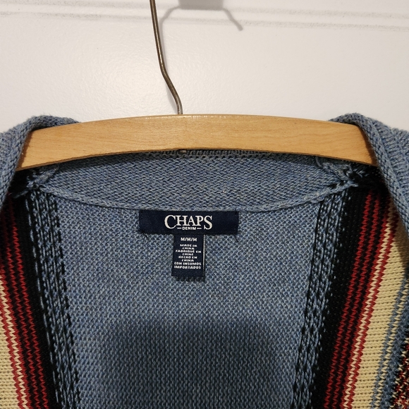 Chaps Sleeveless Cardigan - Picture 5 of 5